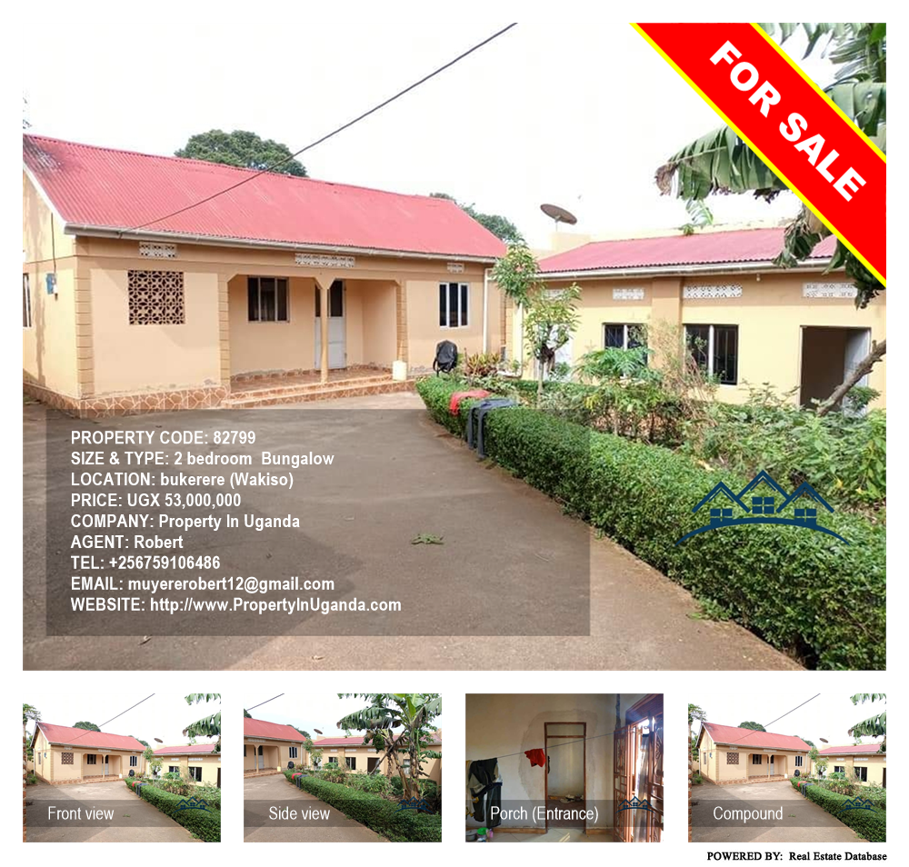 2 bedroom Bungalow  for sale in Bukeelele Wakiso Uganda, code: 82799