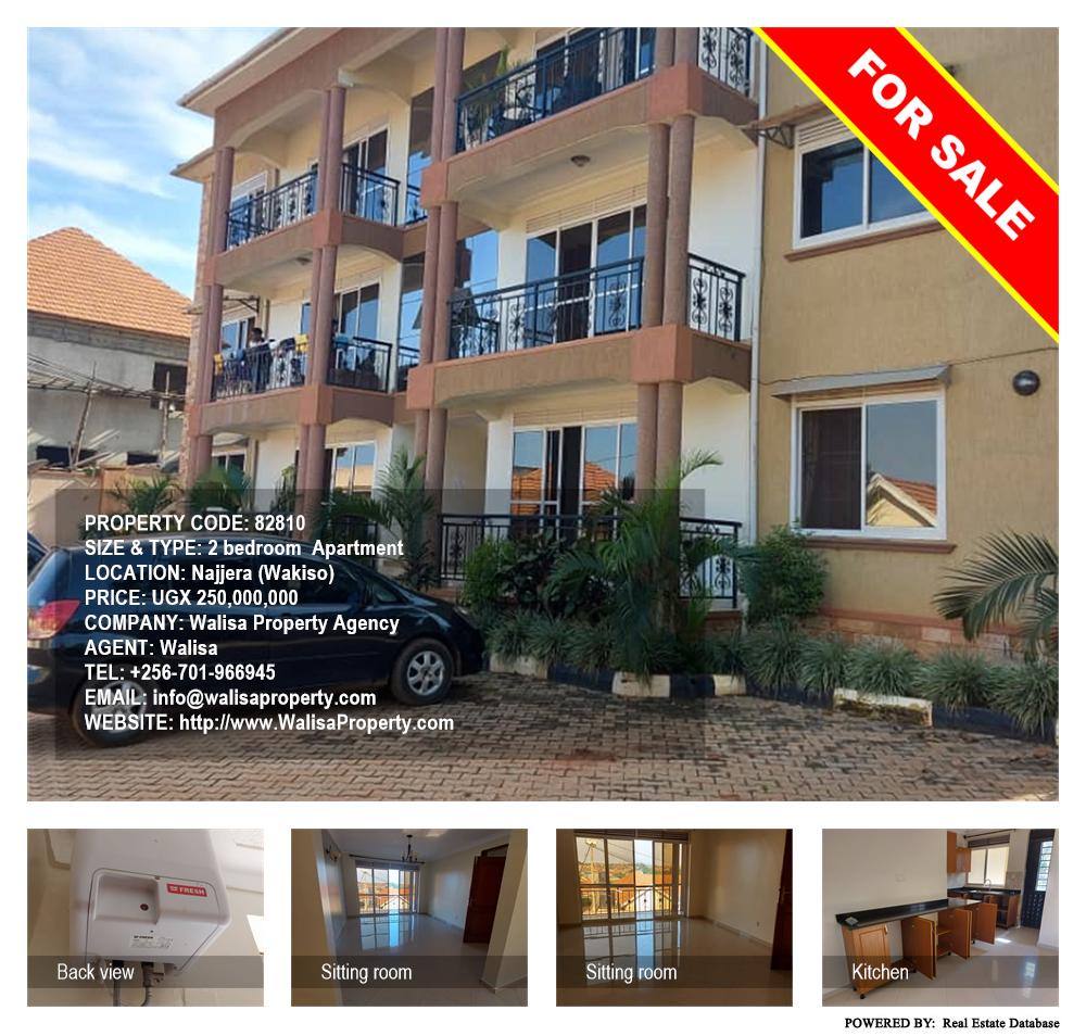 2 bedroom Apartment  for sale in Najjera Wakiso Uganda, code: 82810