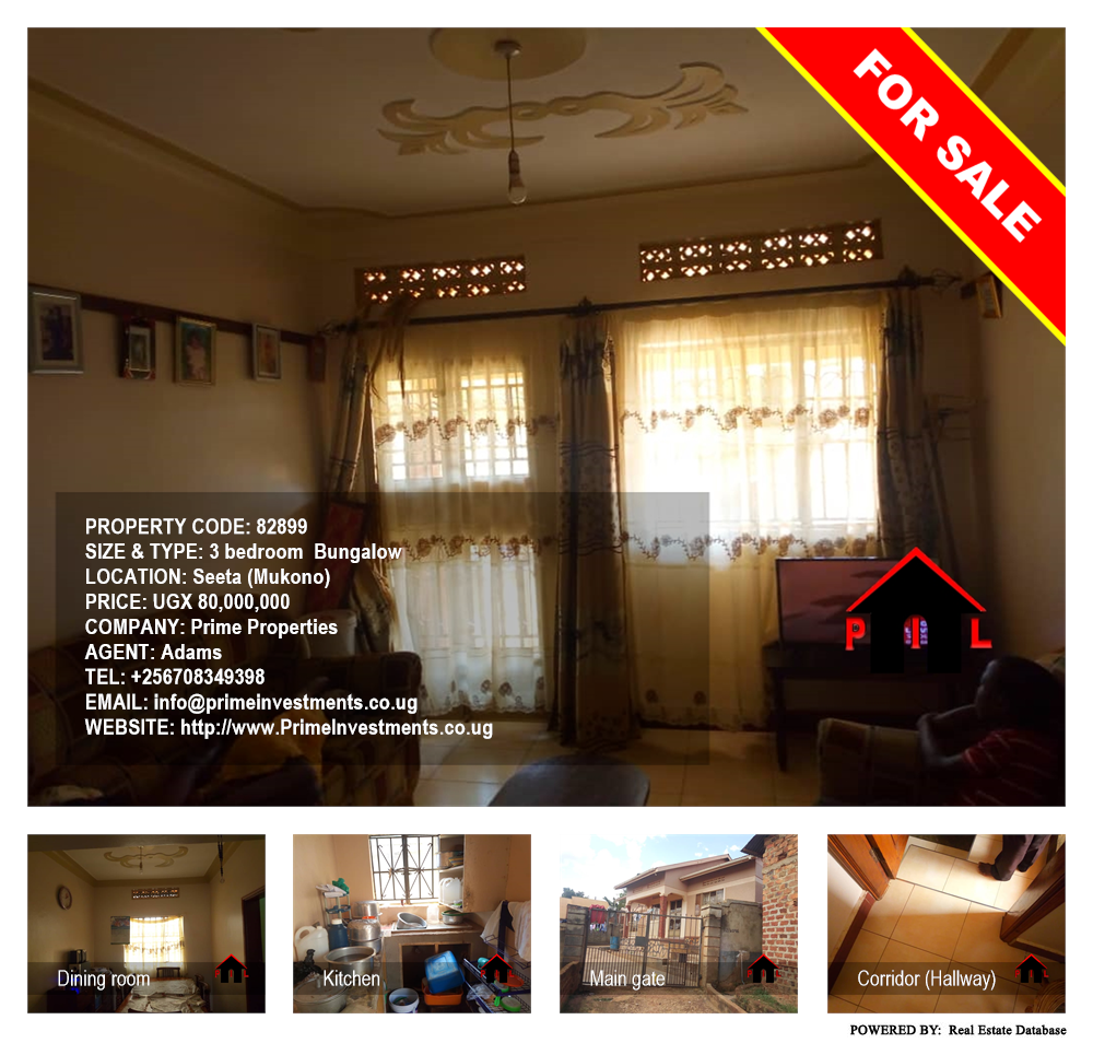 3 bedroom Bungalow  for sale in Seeta Mukono Uganda, code: 82899