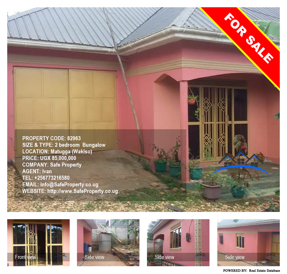 2 bedroom Bungalow  for sale in Matugga Wakiso Uganda, code: 82963
