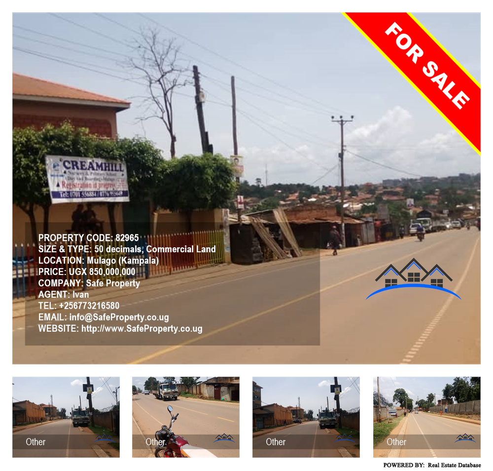 Commercial Land  for sale in Mulago Kampala Uganda, code: 82965
