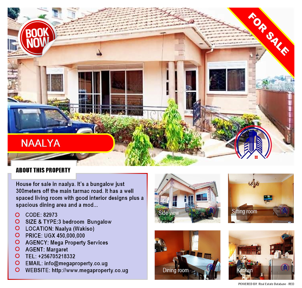 3 bedroom Bungalow  for sale in Naalya Wakiso Uganda, code: 82973