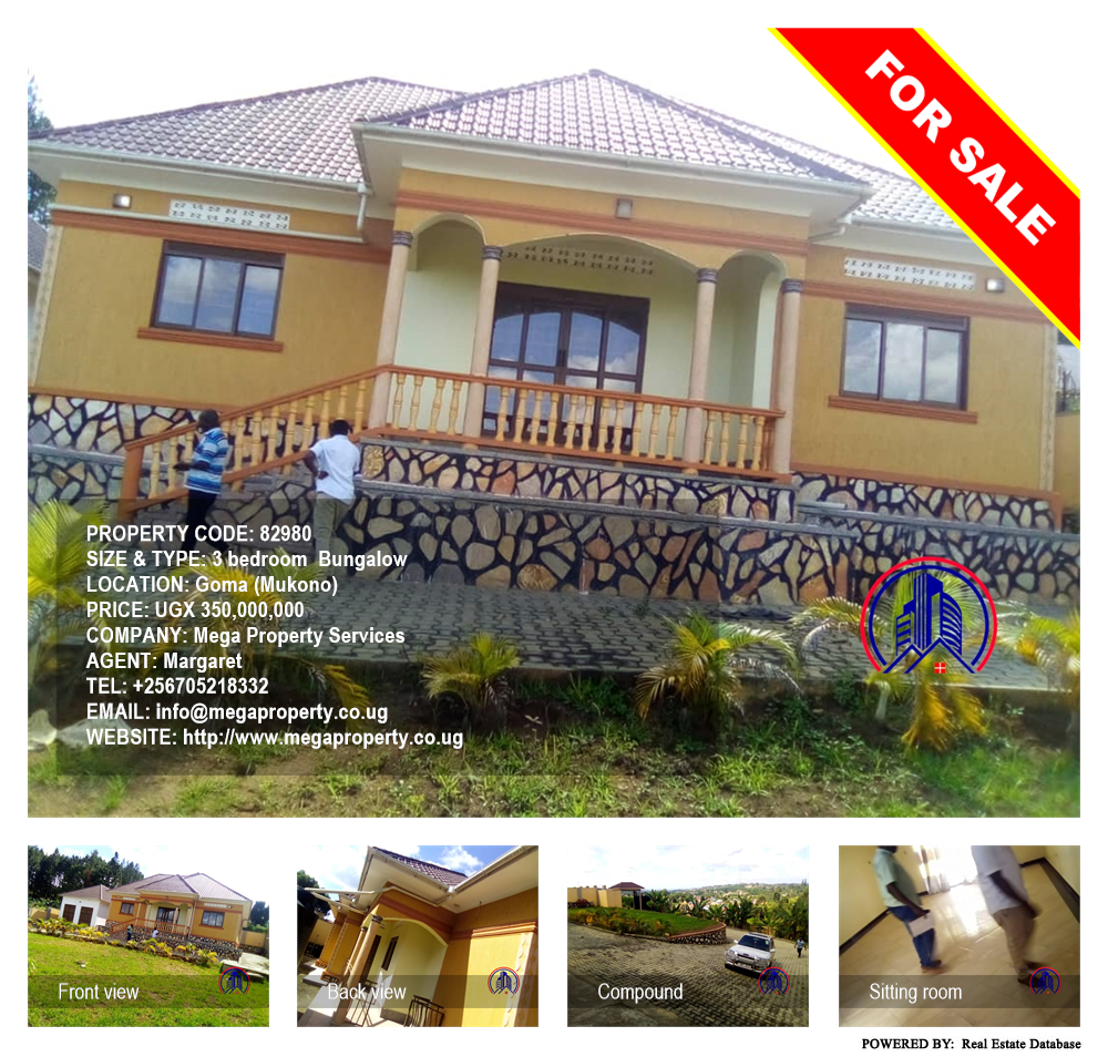 3 bedroom Bungalow  for sale in Goma Mukono Uganda, code: 82980