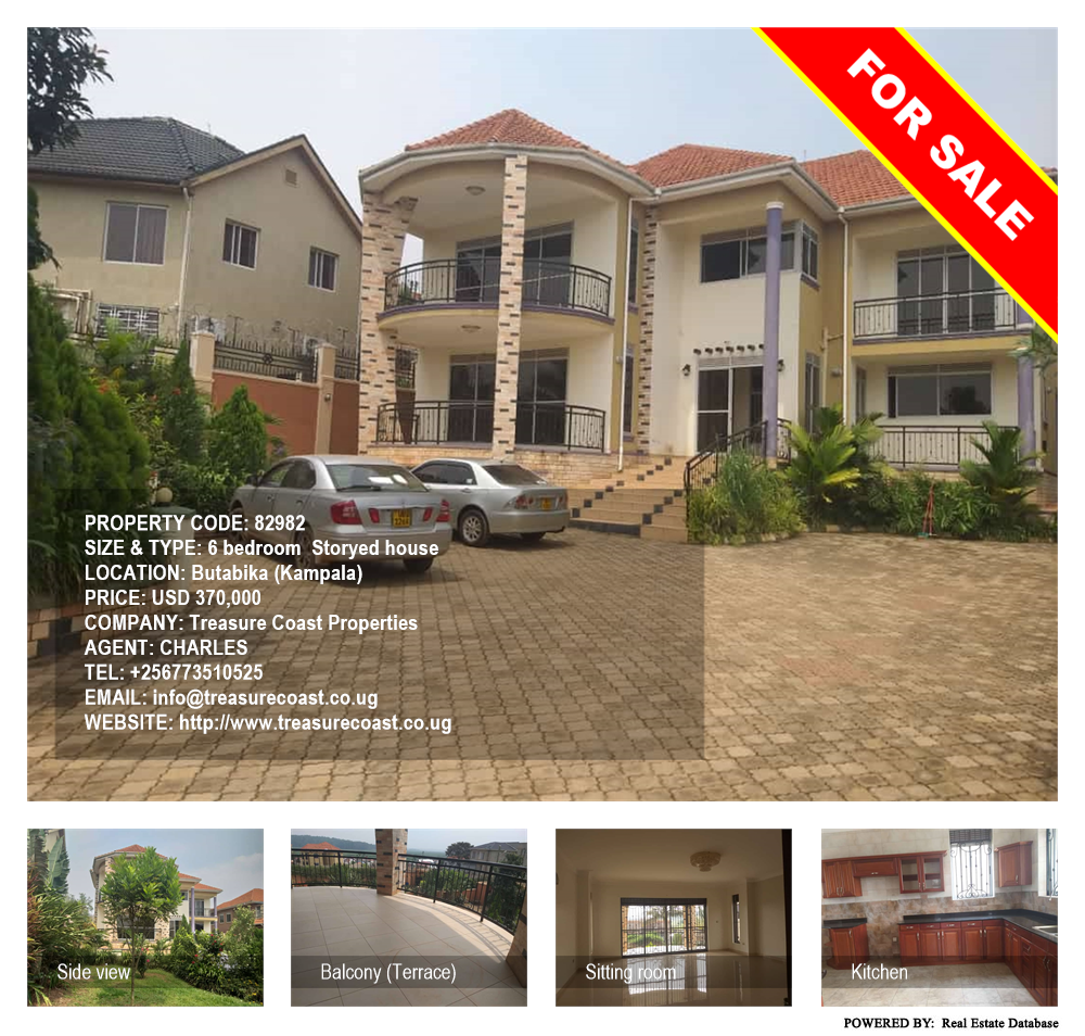 6 bedroom Storeyed house  for sale in Butabika Kampala Uganda, code: 82982