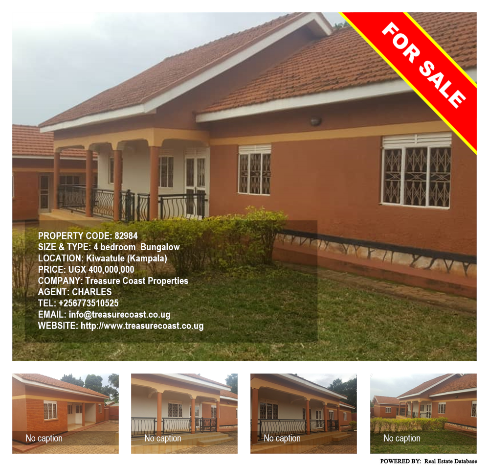 4 bedroom Bungalow  for sale in Kiwaatule Kampala Uganda, code: 82984