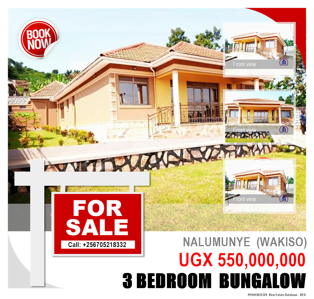 3 bedroom Bungalow  for sale in Nalumunye Wakiso Uganda, code: 82986