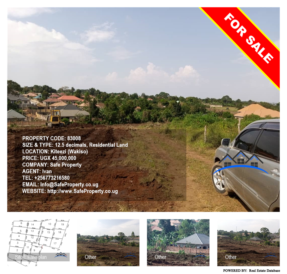 Residential Land  for sale in Kiteezi Wakiso Uganda, code: 83008