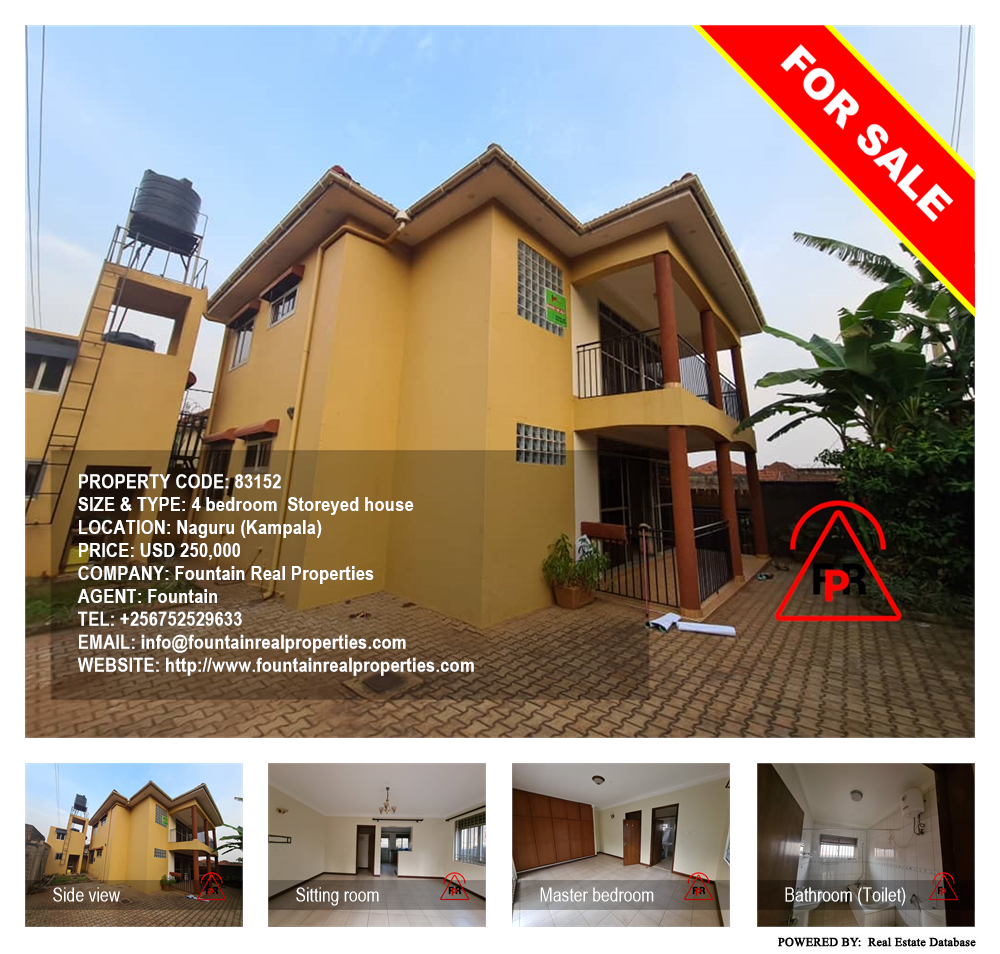 4 bedroom Storeyed house  for sale in Naguru Kampala Uganda, code: 83152