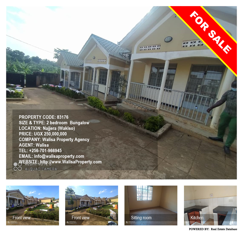 2 bedroom Bungalow  for sale in Najjera Wakiso Uganda, code: 83176