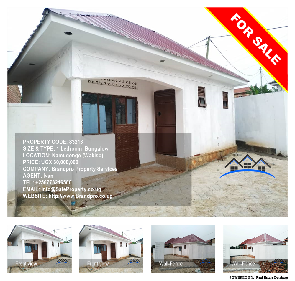 1 bedroom Bungalow  for sale in Namugongo Wakiso Uganda, code: 83213