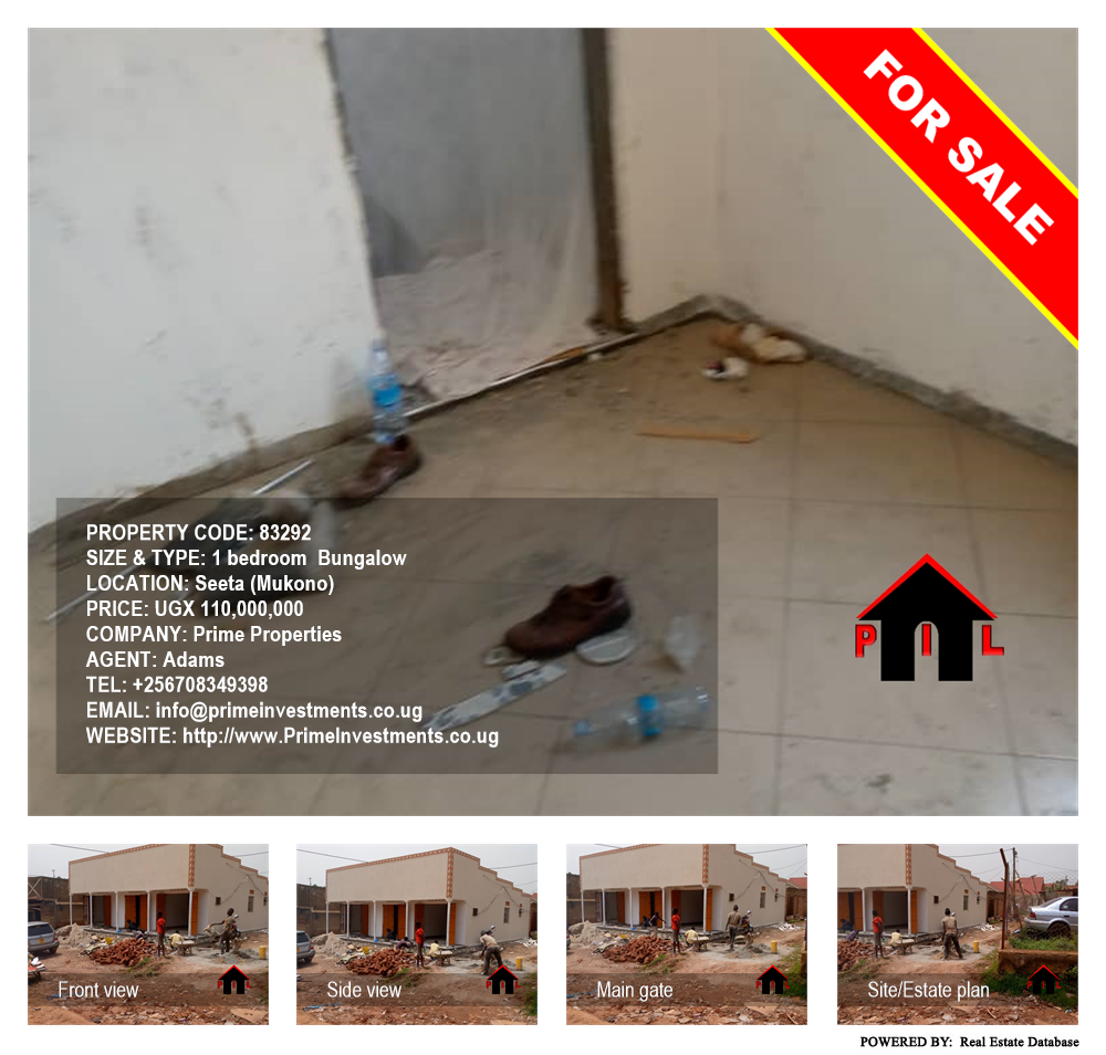 1 bedroom Bungalow  for sale in Seeta Mukono Uganda, code: 83292