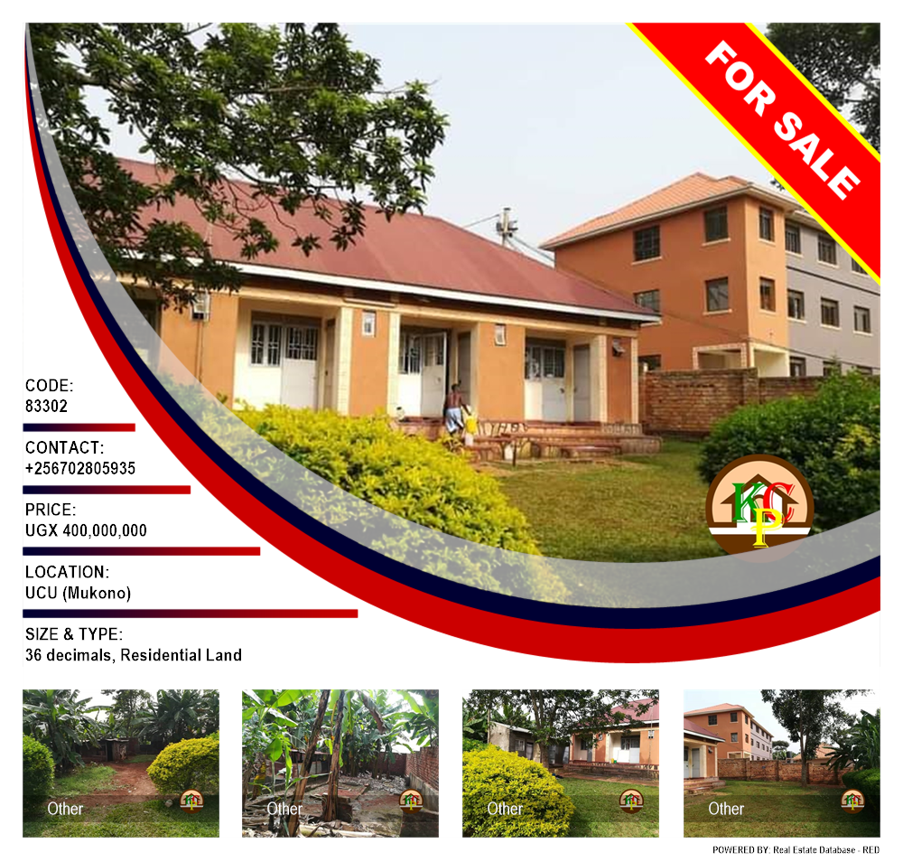 Residential Land  for sale in Ucu Mukono Uganda, code: 83302