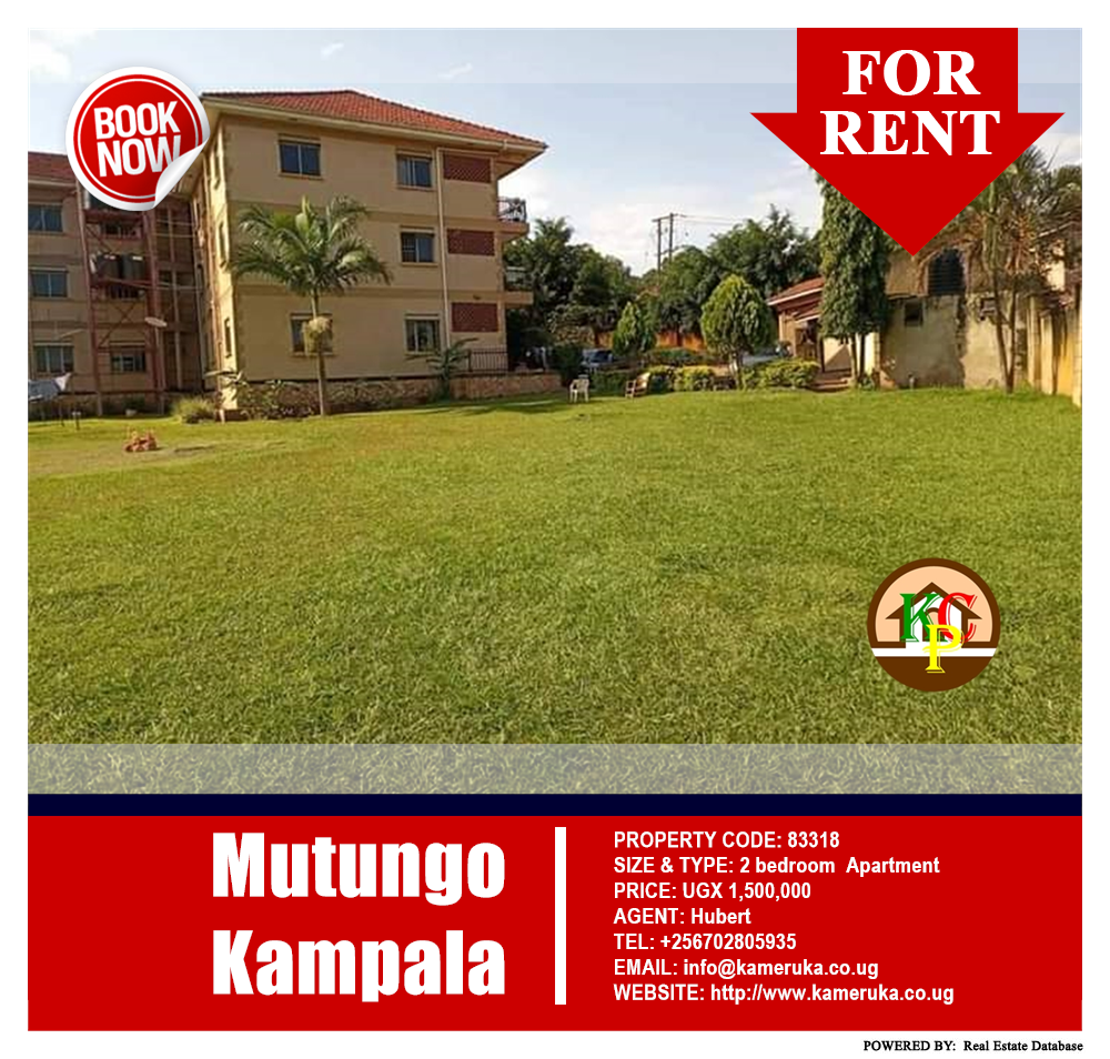 2 bedroom Apartment  for rent in Mutungo Kampala Uganda, code: 83318