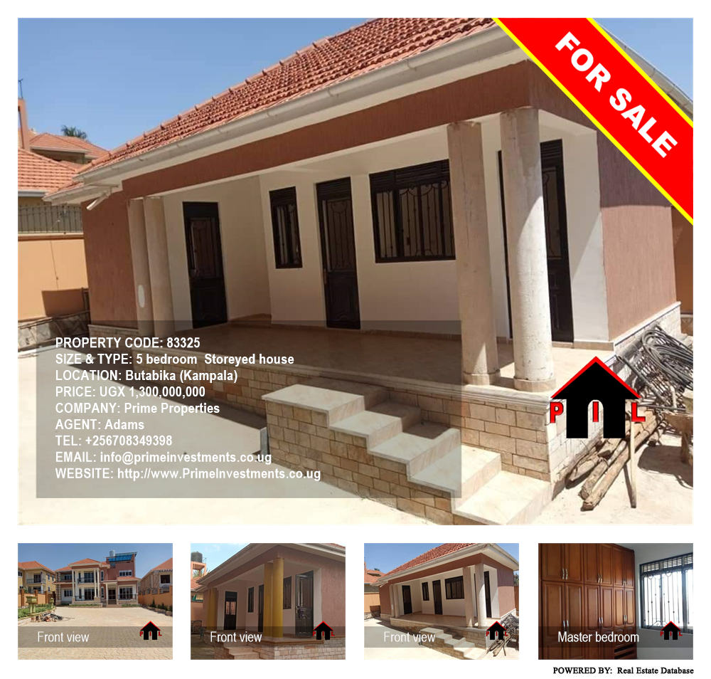 5 bedroom Storeyed house  for sale in Butabika Kampala Uganda, code: 83325