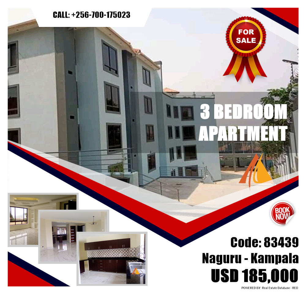 3 bedroom Apartment  for sale in Naguru Kampala Uganda, code: 83439