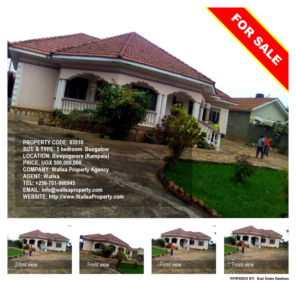 5 bedroom Bungalow  for sale in Bweyogerere Kampala Uganda, code: 83510