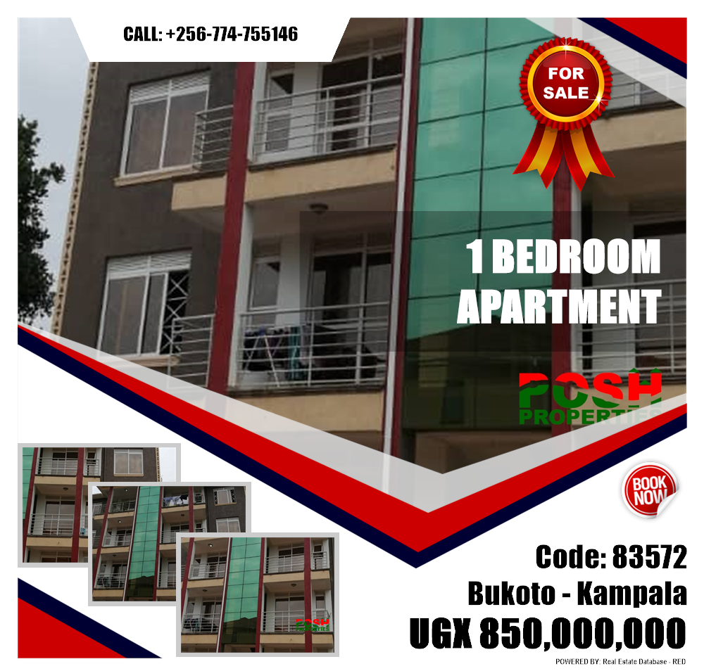 1 bedroom Apartment  for sale in Bukoto Kampala Uganda, code: 83572