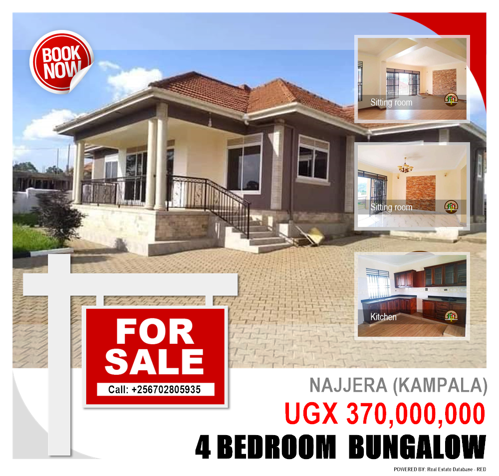 4 bedroom Bungalow  for sale in Najjera Kampala Uganda, code: 83608