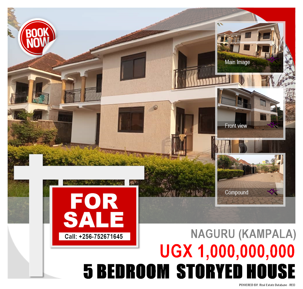 5 bedroom Storeyed house  for sale in Naguru Kampala Uganda, code: 83631