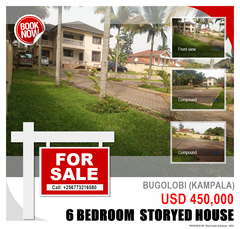 6 bedroom Storeyed house  for sale in Bugoloobi Kampala Uganda, code: 83710