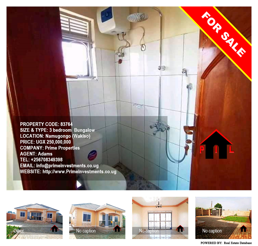 3 bedroom Bungalow  for sale in Namugongo Wakiso Uganda, code: 83764