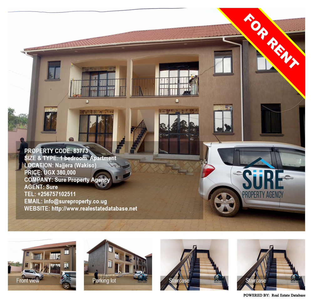 1 bedroom Apartment  for rent in Najjera Wakiso Uganda, code: 83773