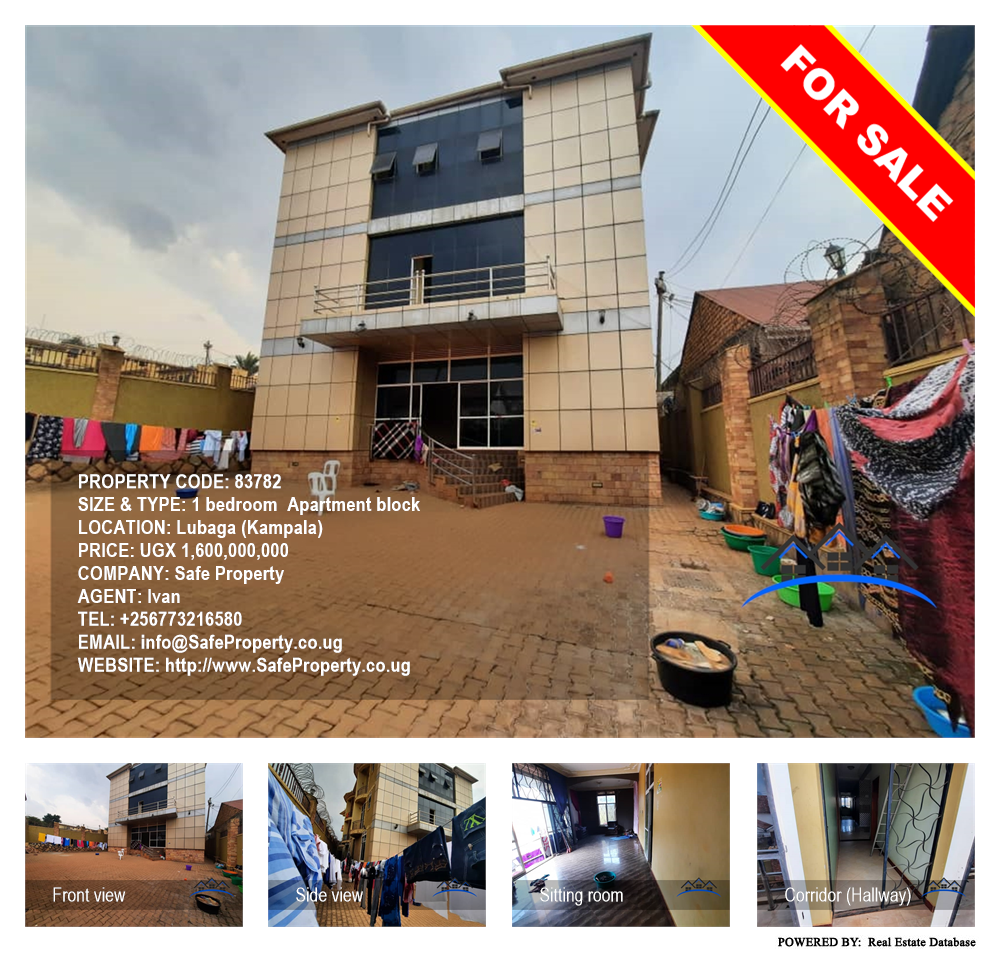 1 bedroom Apartment block  for sale in Lubaga Kampala Uganda, code: 83782
