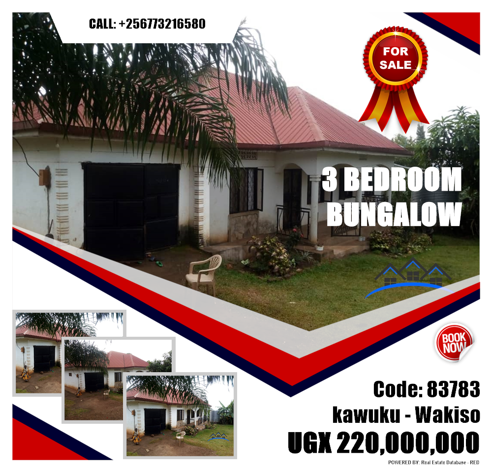 3 bedroom Bungalow  for sale in Kawuku Wakiso Uganda, code: 83783