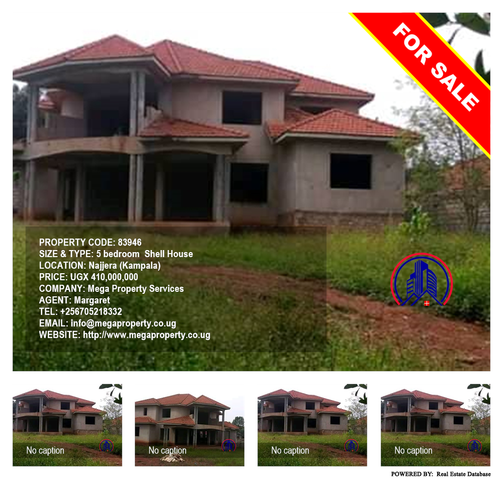 5 bedroom Shell House  for sale in Najjera Kampala Uganda, code: 83946