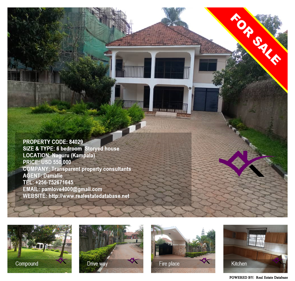 6 bedroom Storeyed house  for sale in Naguru Kampala Uganda, code: 84029