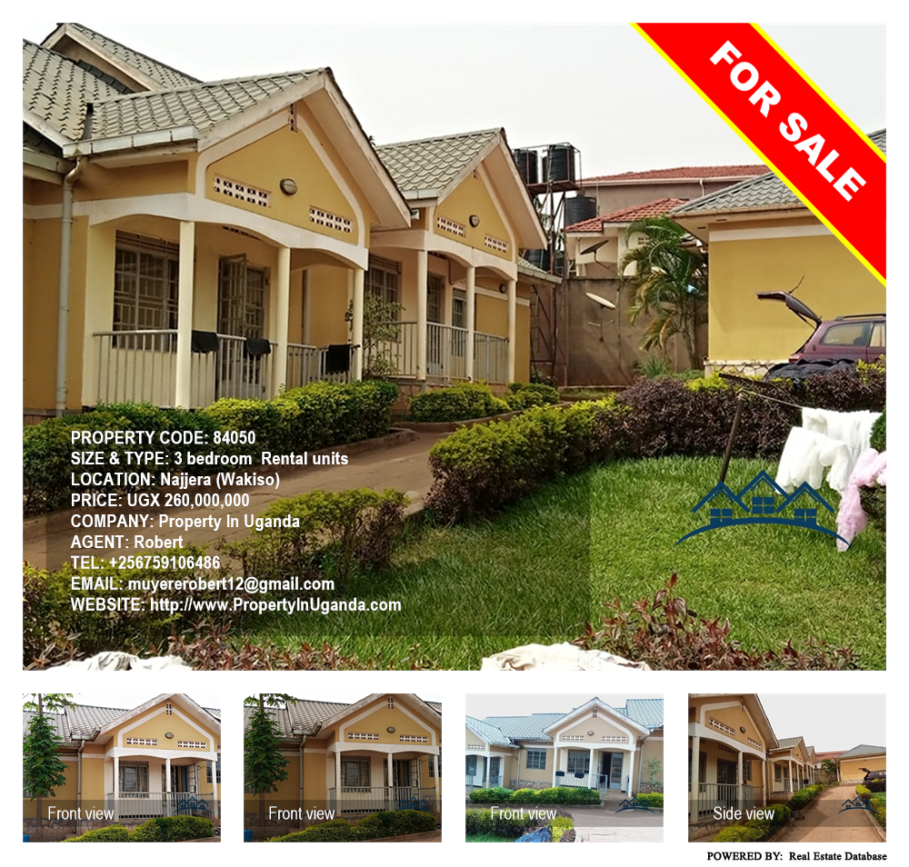 3 bedroom Rental units  for sale in Najjera Wakiso Uganda, code: 84050