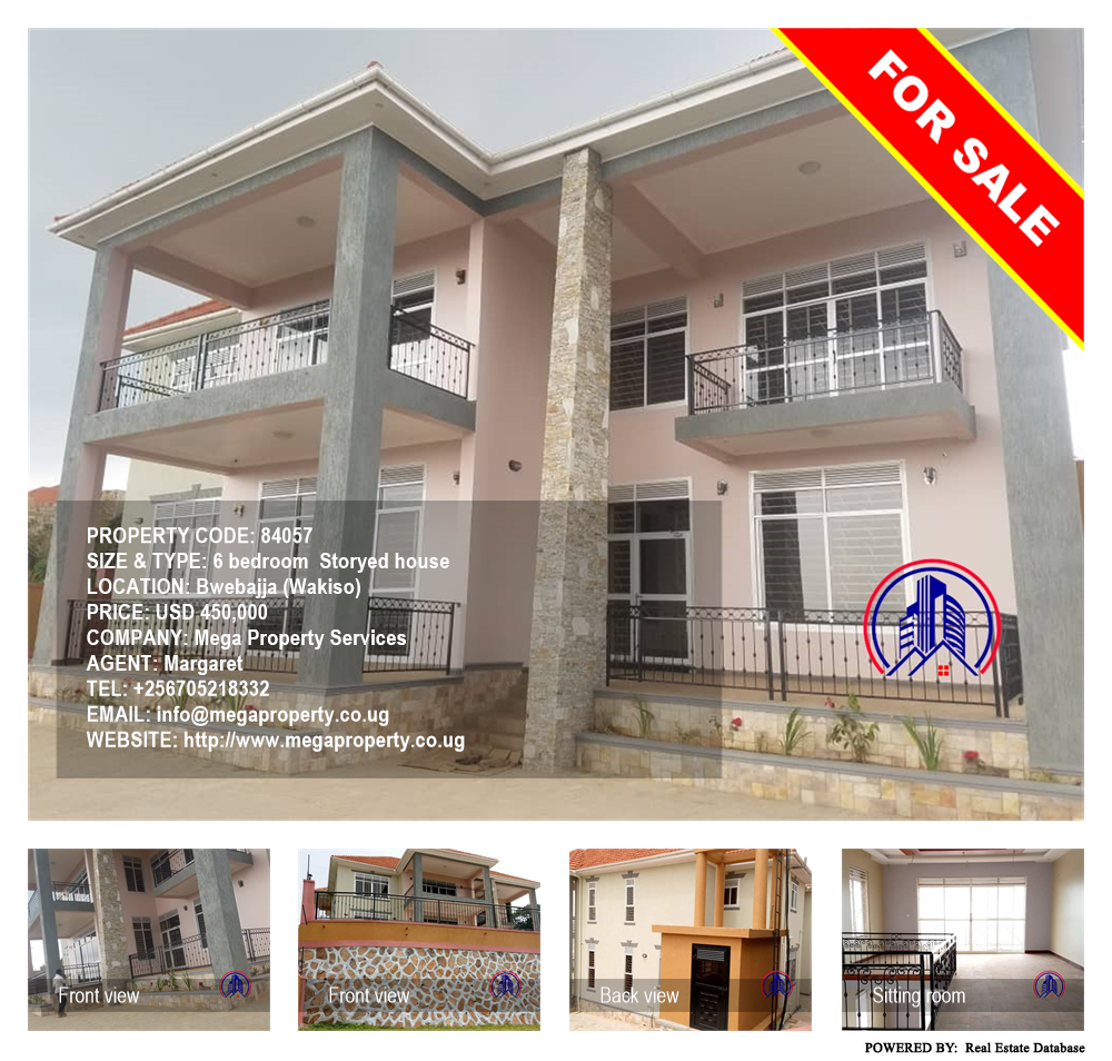 6 bedroom Storeyed house  for sale in Bwebajja Wakiso Uganda, code: 84057