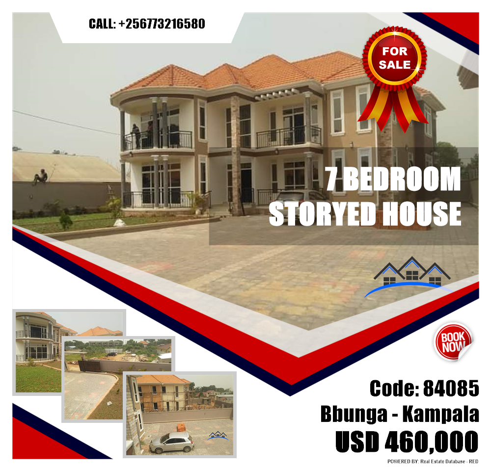 7 bedroom Storeyed house  for sale in Bbunga Kampala Uganda, code: 84085