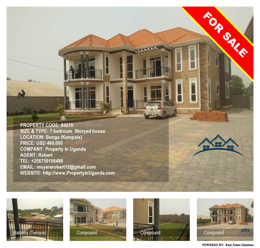 7 bedroom Storeyed house  for sale in Bbunga Kampala Uganda, code: 84270