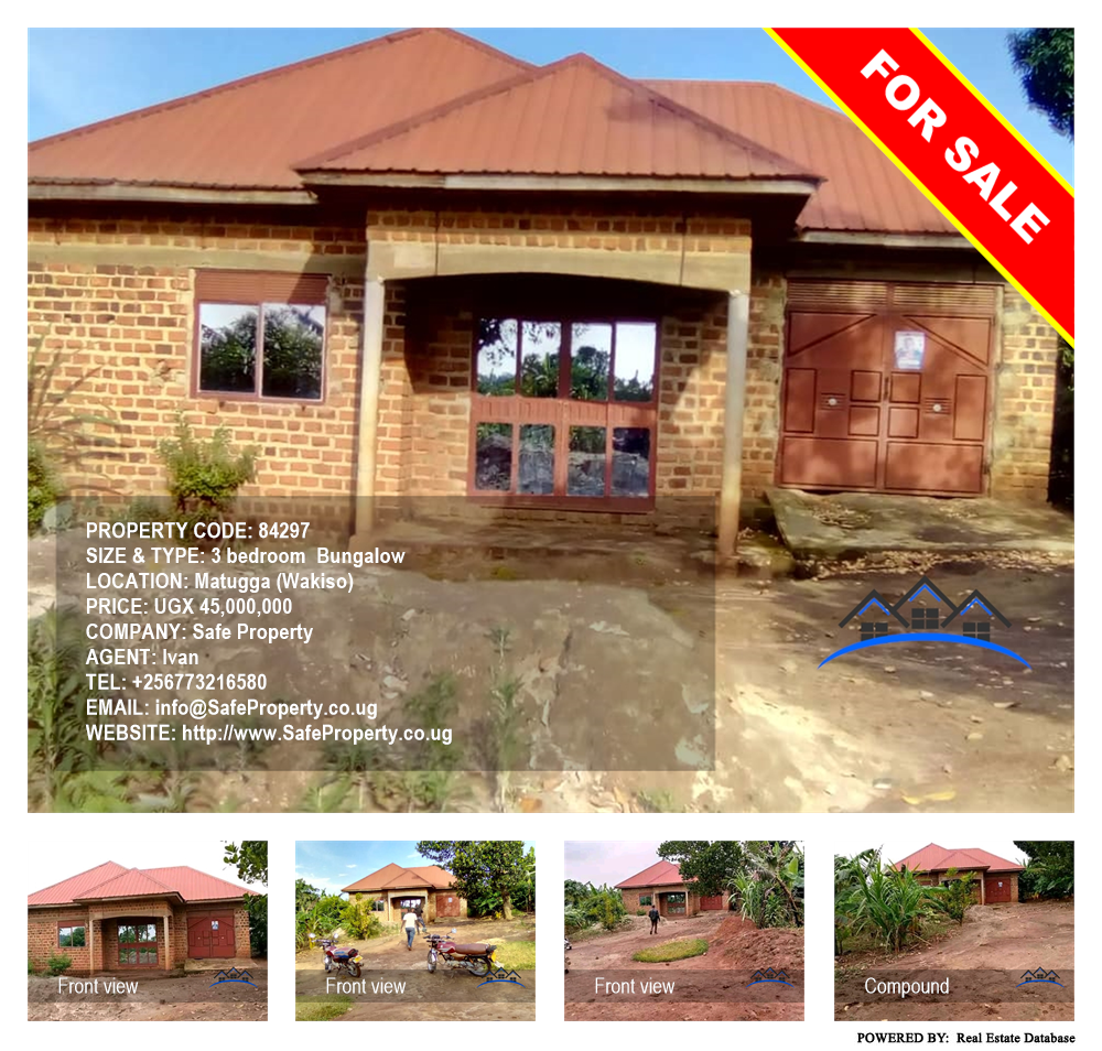 3 bedroom Bungalow  for sale in Matugga Wakiso Uganda, code: 84297