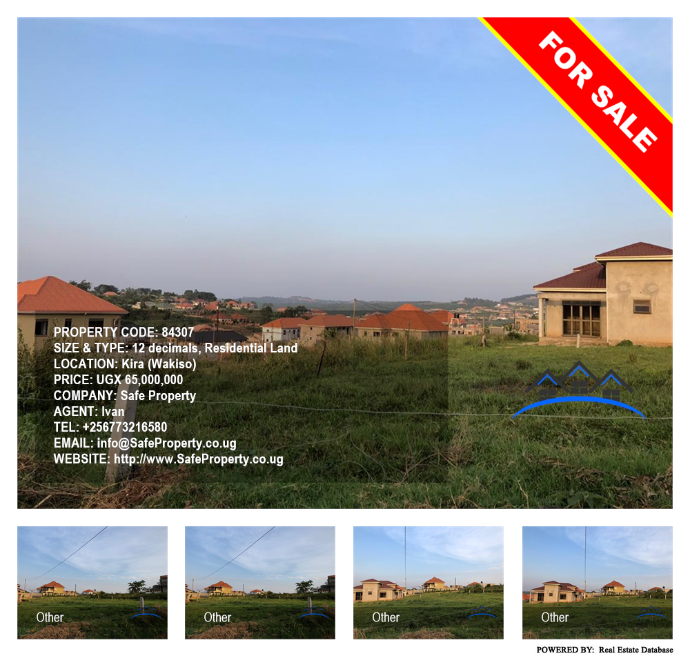 Residential Land  for sale in Kira Wakiso Uganda, code: 84307