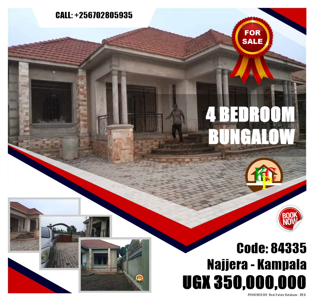 4 bedroom Bungalow  for sale in Najjera Kampala Uganda, code: 84335