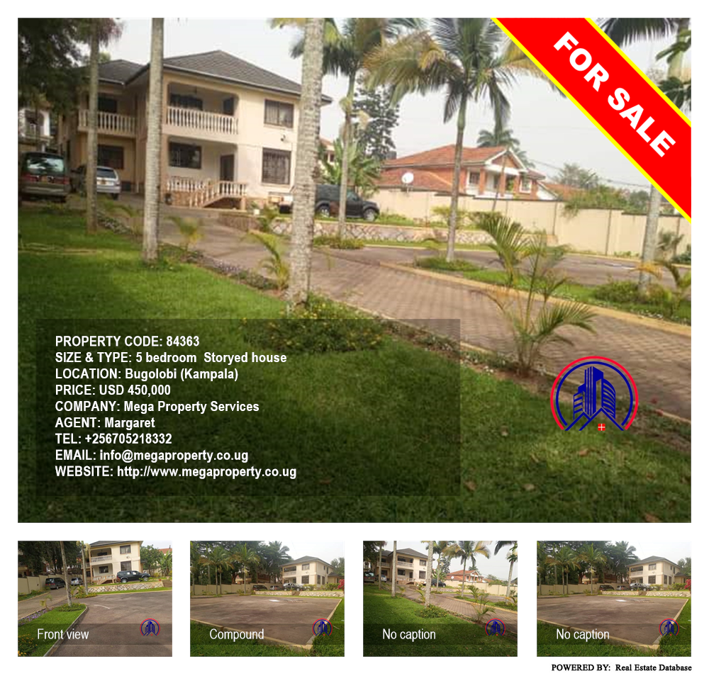 5 bedroom Storeyed house  for sale in Bugoloobi Kampala Uganda, code: 84363