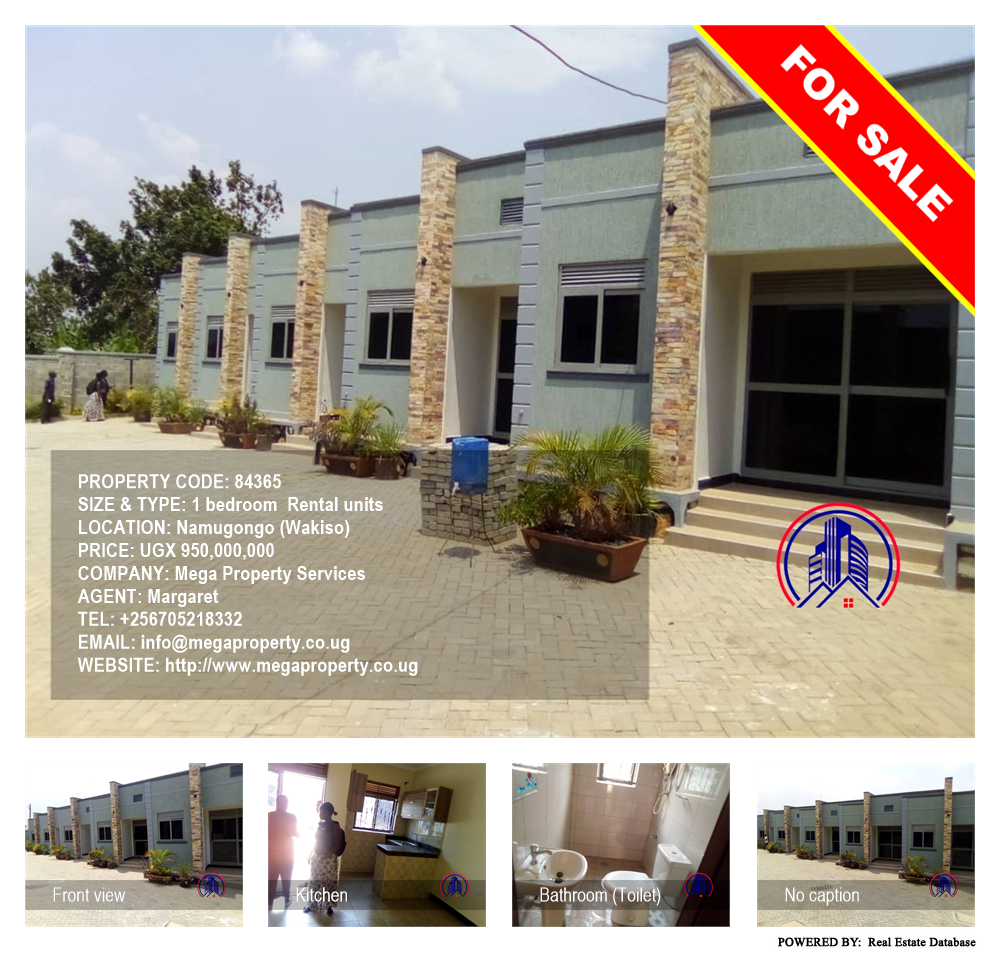 1 bedroom Rental units  for sale in Namugongo Wakiso Uganda, code: 84365