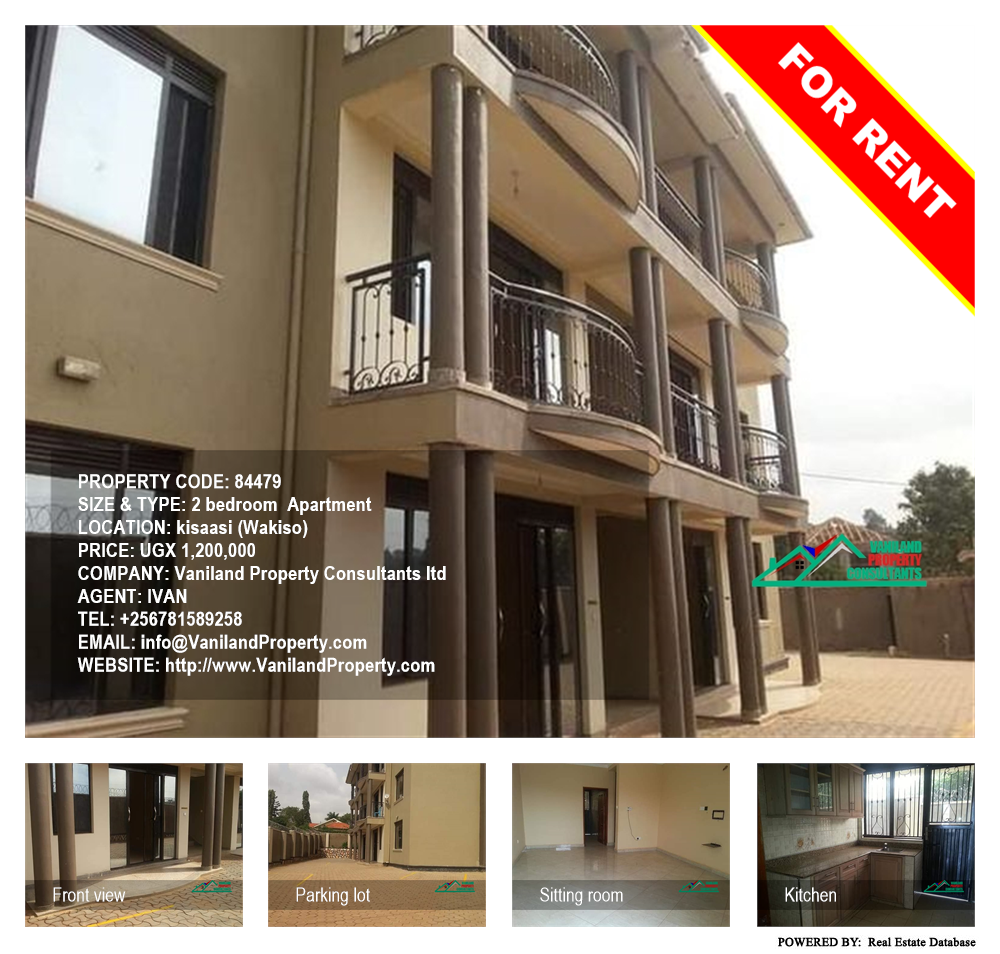 2 bedroom Apartment  for rent in Kisaasi Wakiso Uganda, code: 84479