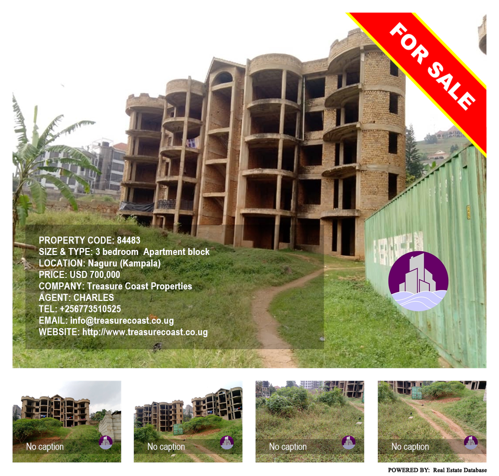 3 bedroom Apartment block  for sale in Naguru Kampala Uganda, code: 84483