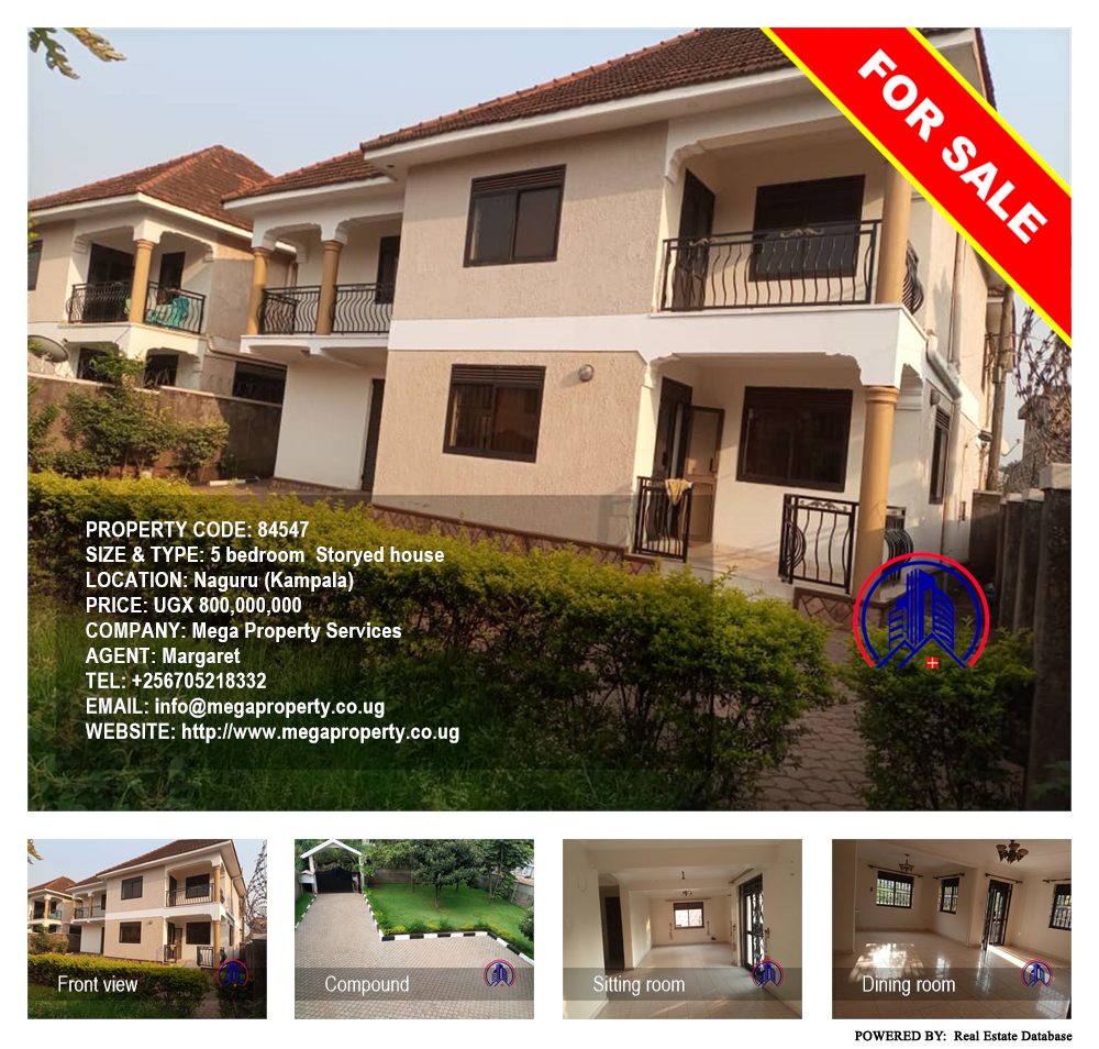 5 bedroom Storeyed house  for sale in Naguru Kampala Uganda, code: 84547