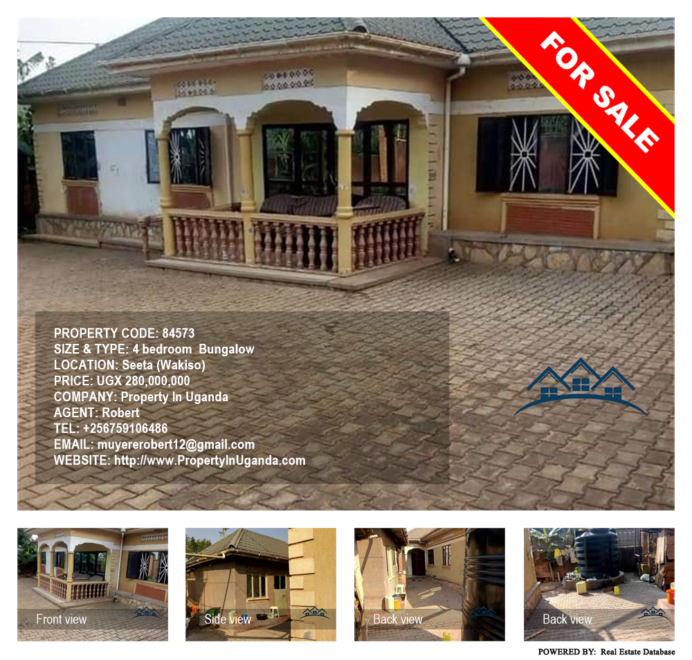 4 bedroom Bungalow  for sale in Seeta Wakiso Uganda, code: 84573