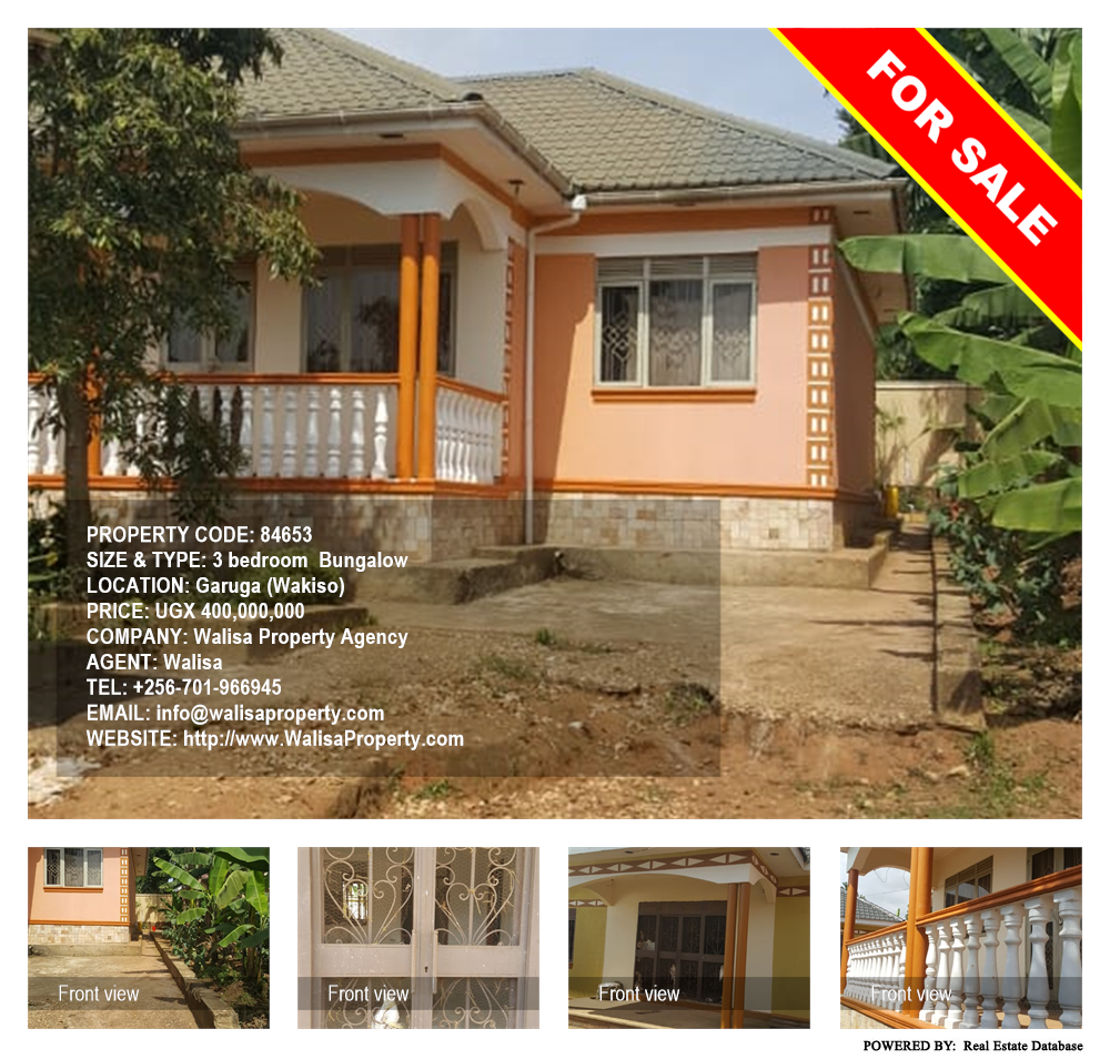 3 bedroom Bungalow  for sale in Garuga Wakiso Uganda, code: 84653