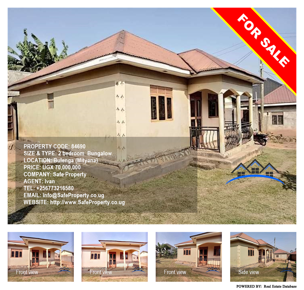 2 bedroom Bungalow  for sale in Bulenga Mityana Uganda, code: 84690