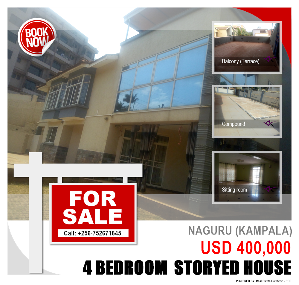 4 bedroom Storeyed house  for sale in Naguru Kampala Uganda, code: 84704