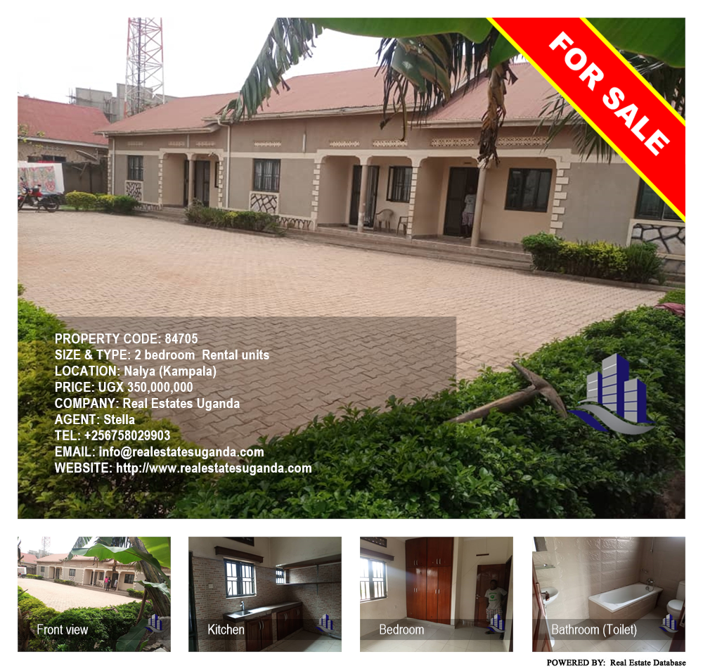 2 bedroom Rental units  for sale in Naalya Kampala Uganda, code: 84705