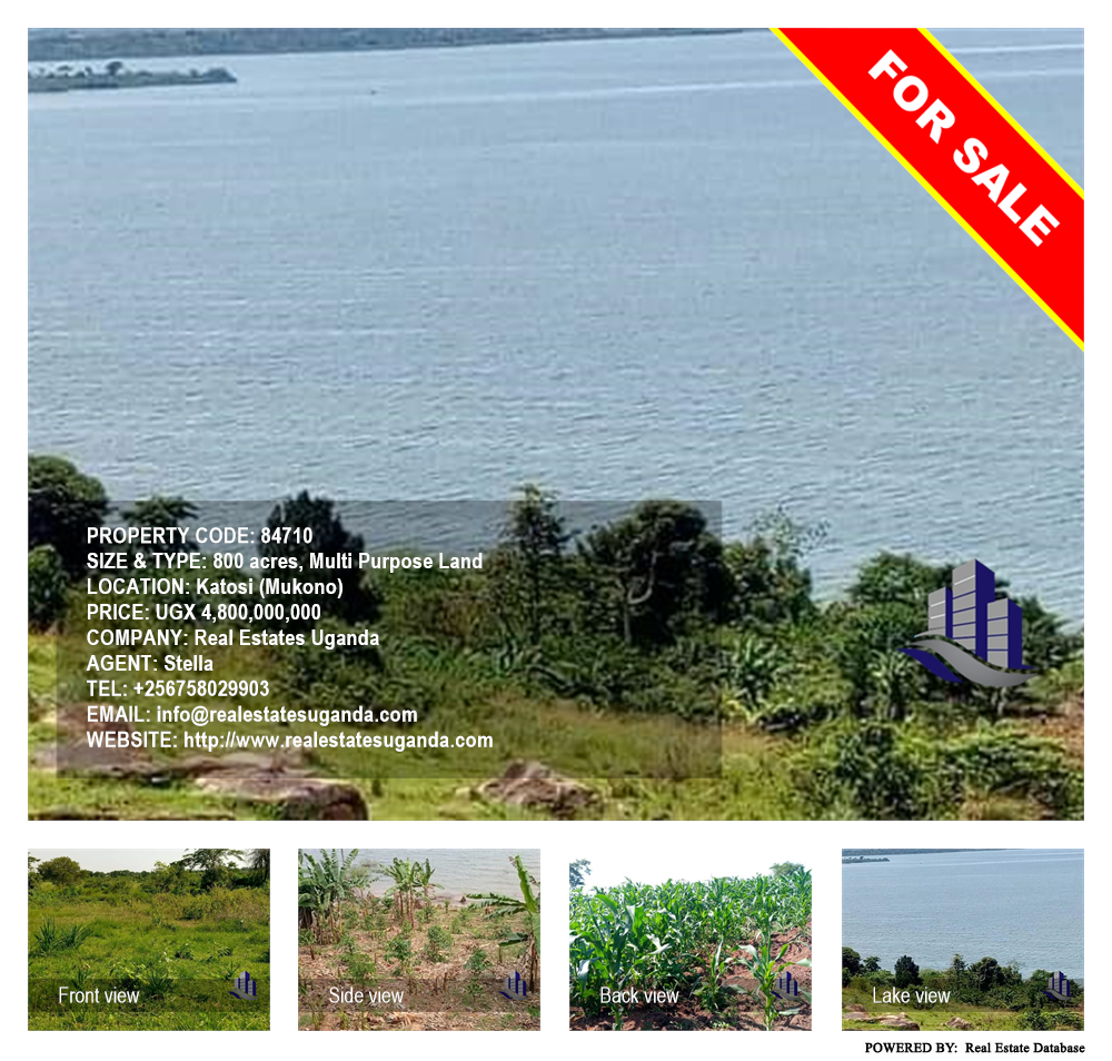 Multipurpose Land  for sale in Katosi Mukono Uganda, code: 84710