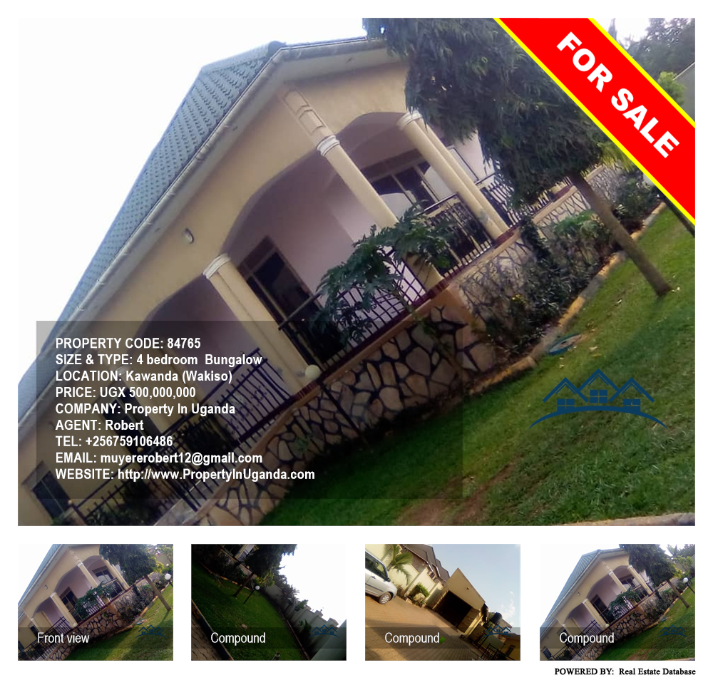 4 bedroom Bungalow  for sale in Kawanda Wakiso Uganda, code: 84765