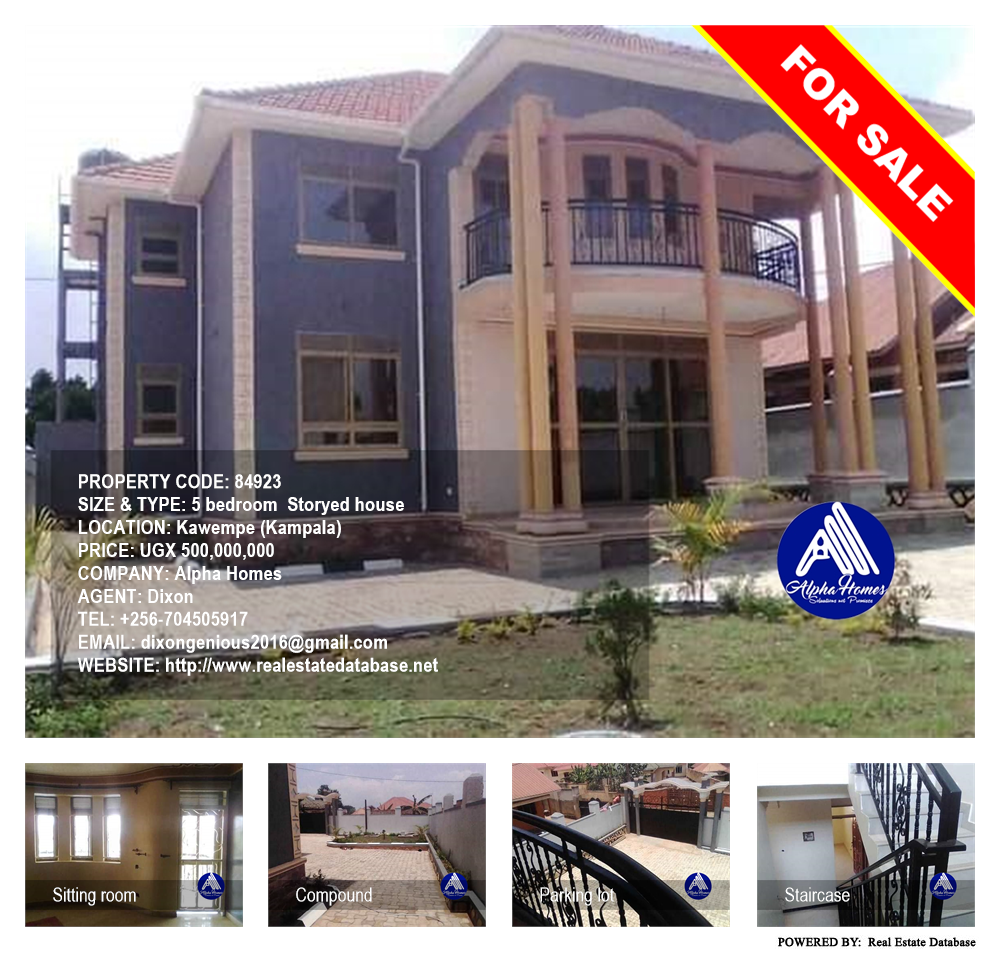 5 bedroom Storeyed house  for sale in Kawempe Kampala Uganda, code: 84923